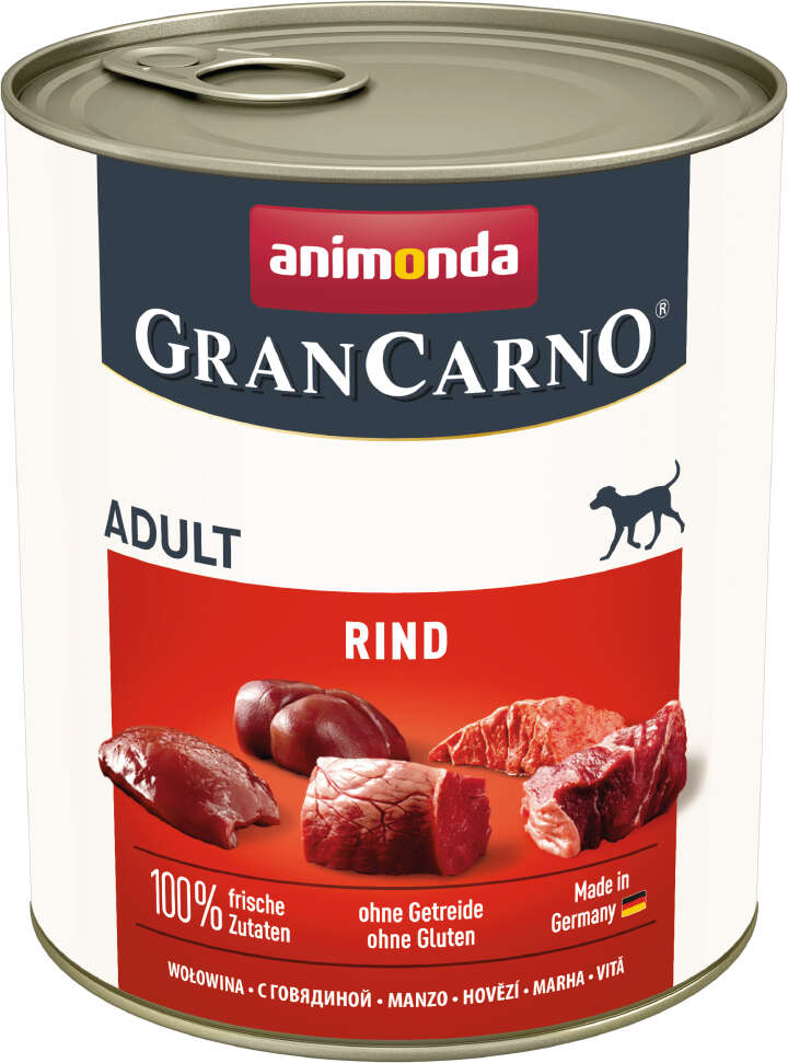 animonda Hunde-Nassfutter GranCarno Adult Rind pur